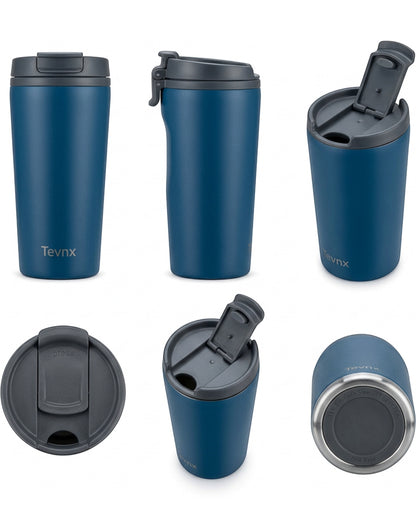 Tevnx Press-Flip Travel Tumbler Ocean 16 oz