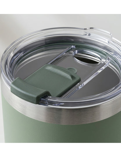 Tevnx Vacuum Insulated Travel Tumbler 16 fl oz Sage Sliding Sip Lid - Detail view